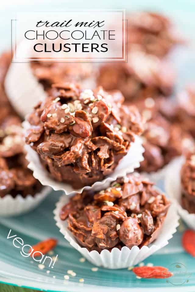 Those Trail Mix Chocolate Clusters are perfect for those occasions when you crave a little something sweet but still want to keep things on the healthy side... 