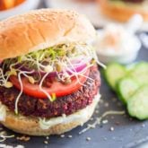 Vegan Better Burger by Sonia! The Healthy Foodie | Recipe on thehealthyfoodie.com