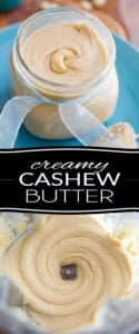 Stop spending fortunes on store-bought creamy cashew butter! 5 minutes and 3 ingredients are all you will be needing to make your own at home, for a fraction of the price.