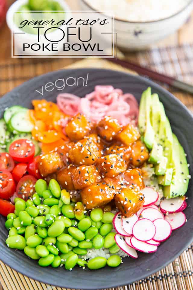 Vegan Tofu Poke Bowl - Eat With Clarity