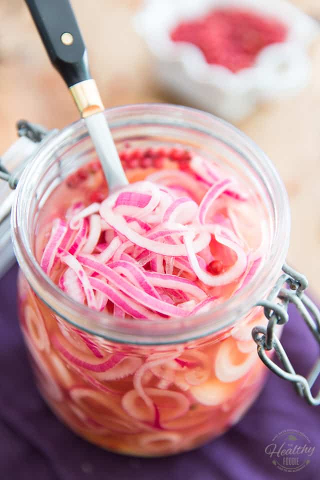 After an hour, your pickled onions are ready to use