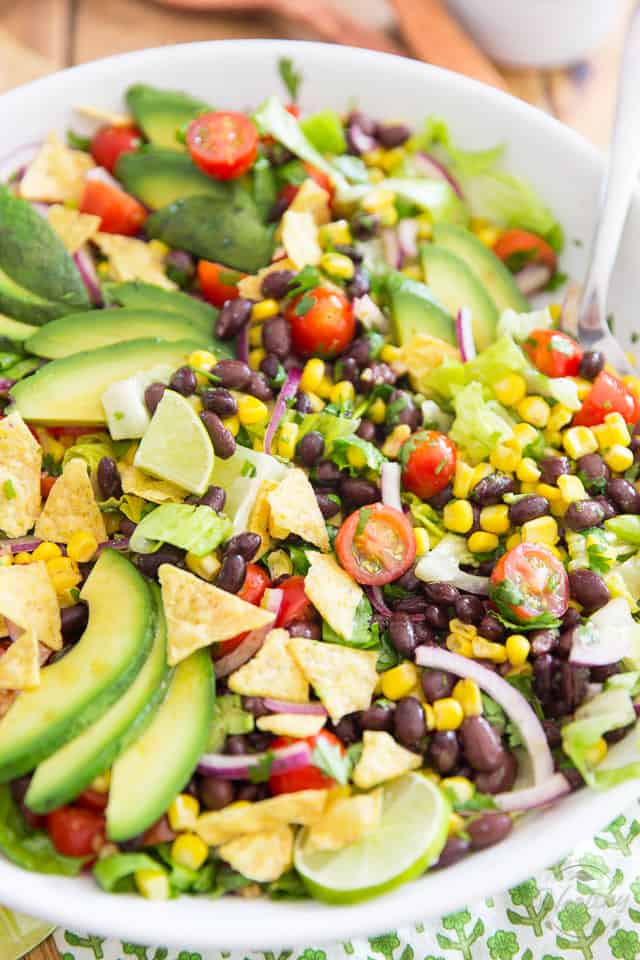 Vegan Santa Fe Salad by Sonia! The Healthy Foodie | Recipe on thehealthyfoodie.com