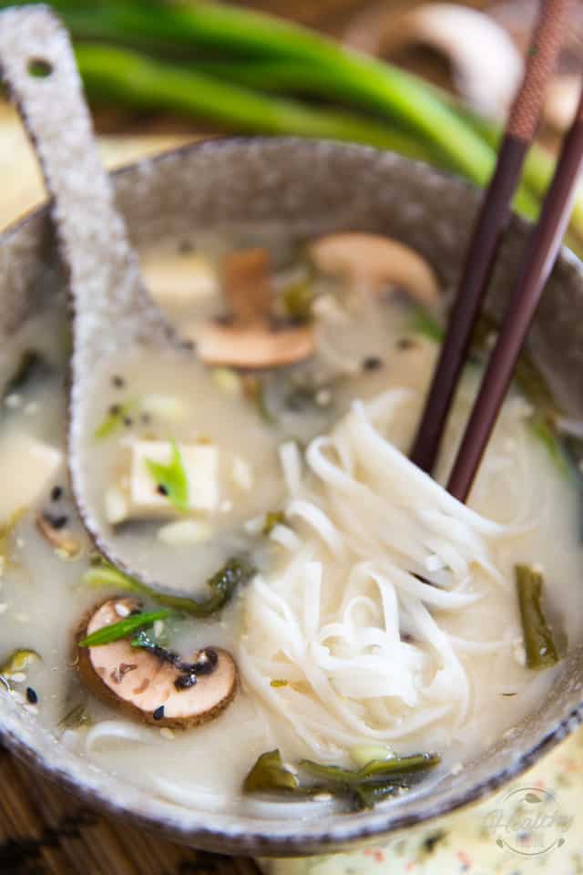 Instant Noodle Miso Soup by Sonia! The Healthy Foodie | Recipe on thehealthyfoodie.com