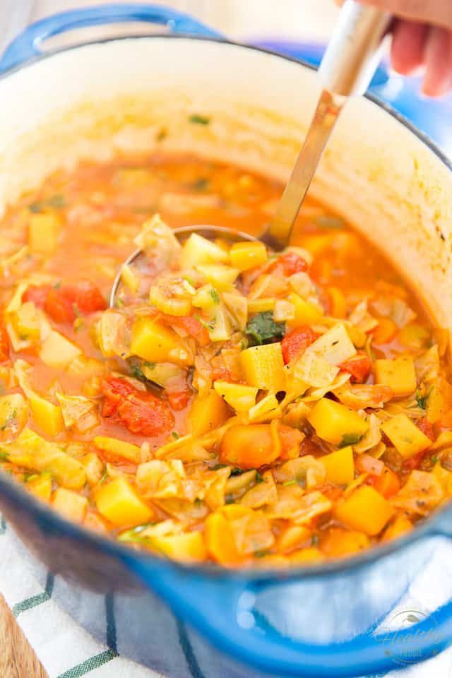 Cabbage Vegetable Soup by Sonia! The Healthy Foodie | recipe on thehealthyfoodie.com