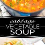Packed with all kinds of wholesome vegetables happily swimming in a tasty tomato broth, this Cabbage Vegetable Soup is a bowl of warming comfort that you can eat to your heart's content, knowing that you are doing your body nothing but good!