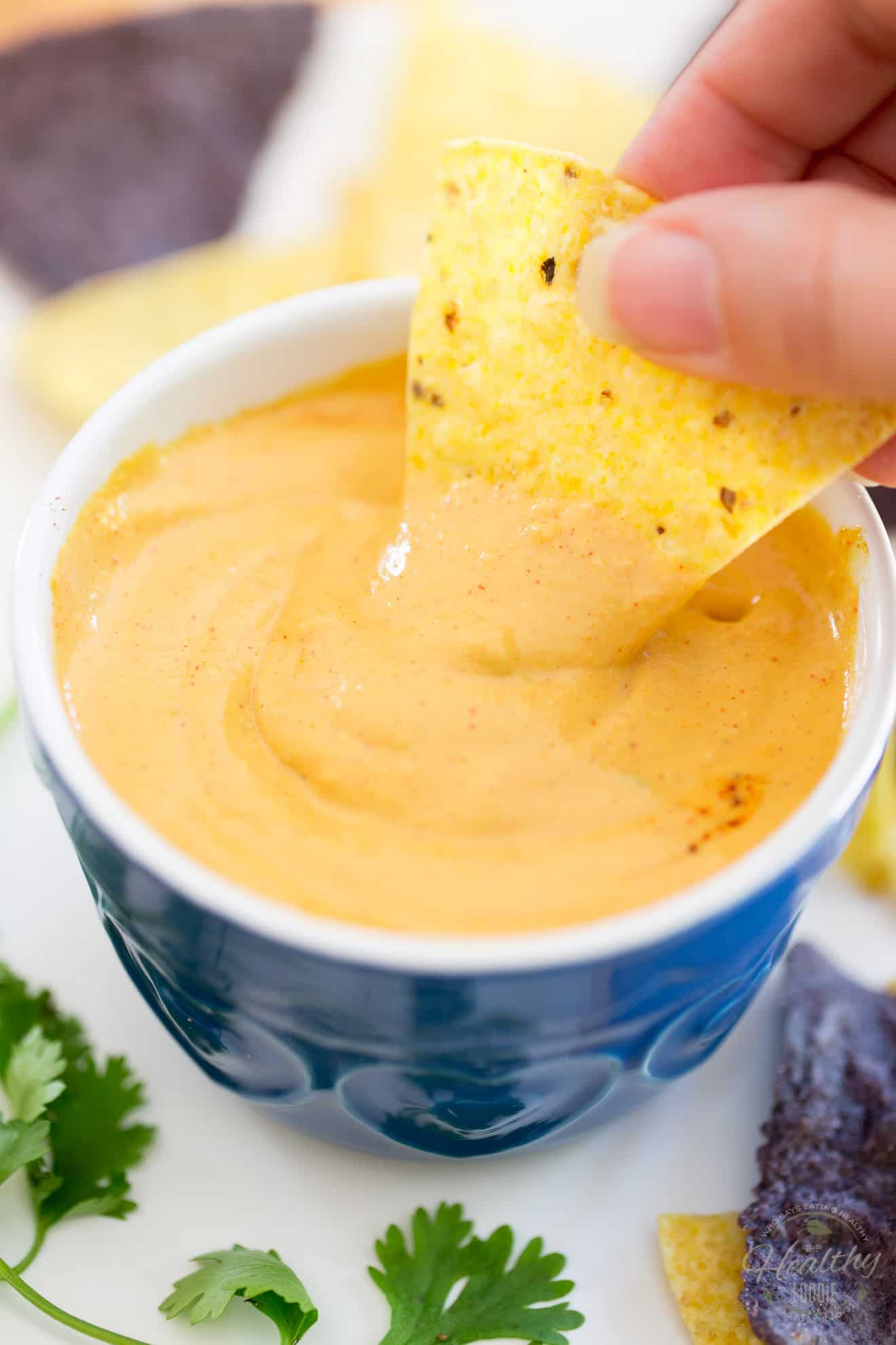 5-Minute Cashew Queso • The Healthy Foodie