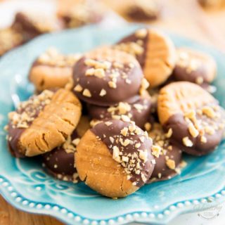 No Bake Vegan Peanut Butter Cookies • The Healthy Foodie