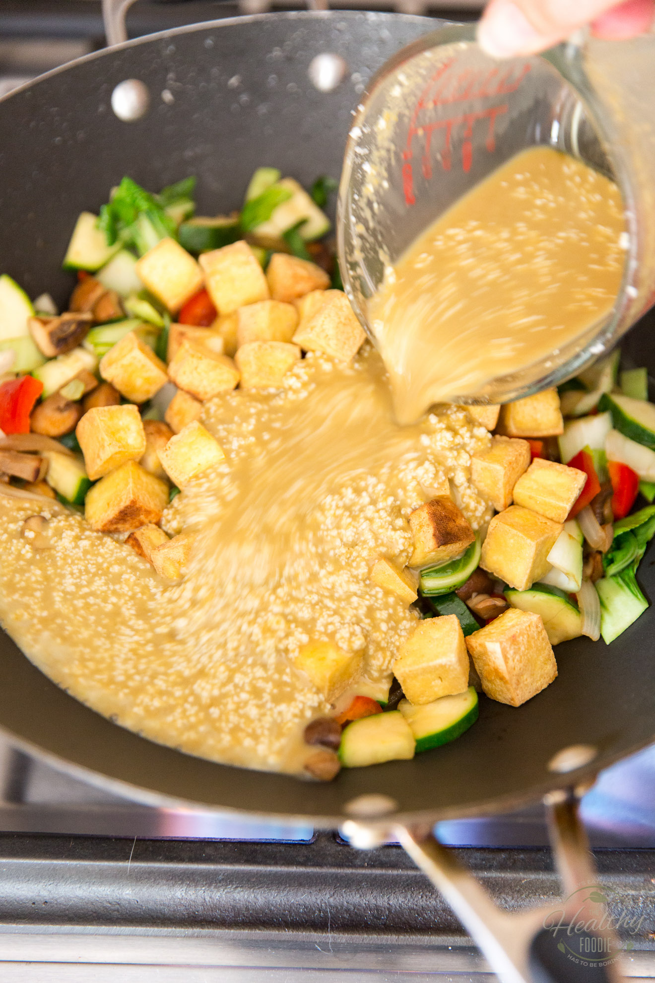Vegan Thai Green Curry Tofu • The Healthy Foodie