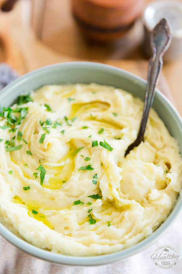 These Vegan Mashed Potatoes are so good, creamy and buttery, no one will ever guess that they're not "the real deal". No need to tell them... that'll be your little secret!