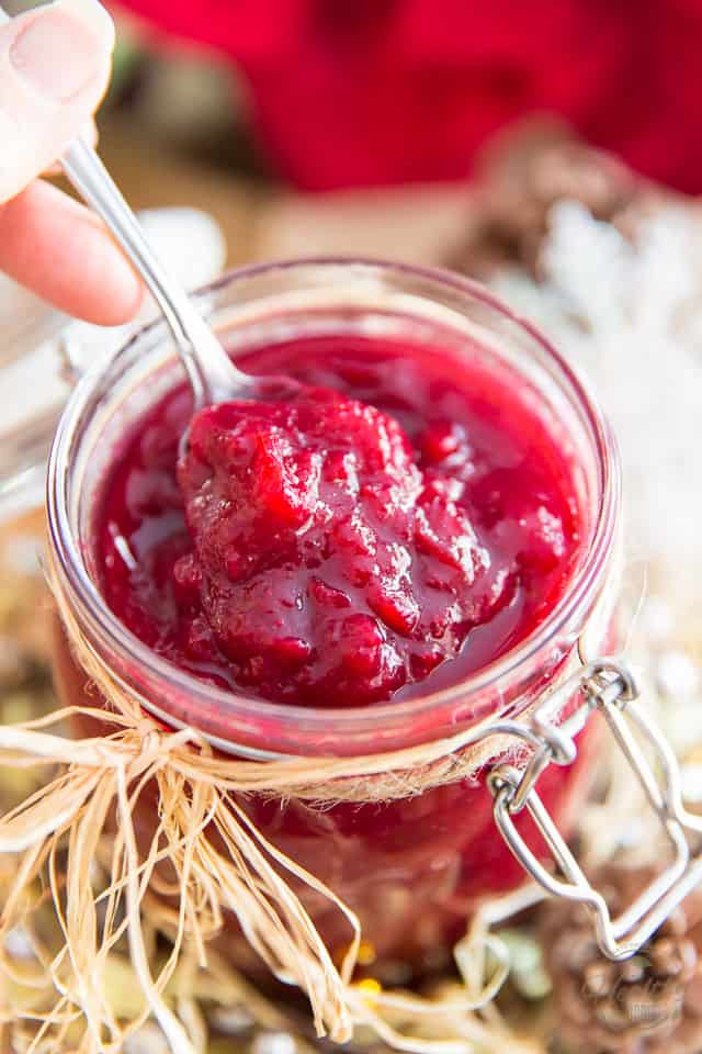 Naturally sweetened with orange juice and maple syrup, this Cranberry Sauce is so stupid easy to make and tastes so much better than the sugar-laden storebought stuff... Plus, it can - and even should - be made ahead of time, so there are no excuses not to make your own!
