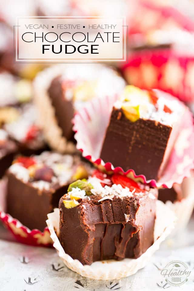 Not only is this Festive Vegan Chocolate Fudge super creamy, velvety smooth and totally delicious, but it also happens to be truly healthy and guilt-free!