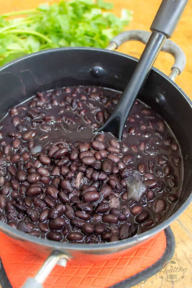 Take the beans off the heat and let them cool completely