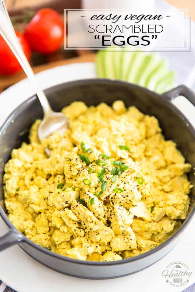 A quick, easy and delicious vegan alternative to Scrambled Eggs, this Eggy Tofu Scramble truly is the ultimate replacement. In fact, it's so good you might even prefer it to the real deal! 