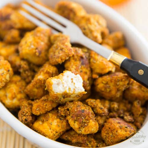 Oven Baked Crispy Tofu Nuggets • The Healthy Foodie