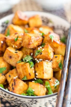 Easy Oven Baked Tofu • The Healthy Foodie