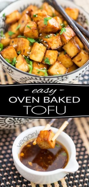 This Easy Oven Baked Tofu is so crazy yummy, tasty and addictive, you'll soon find yourself popping it like potato chips!