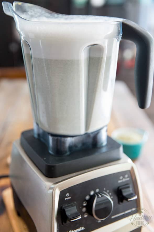 One Minute Homemade Hemp Milk • The Healthy Foodie