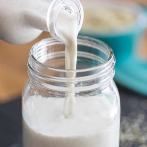 One Minute Homemade Hemp Milk • The Healthy Foodie