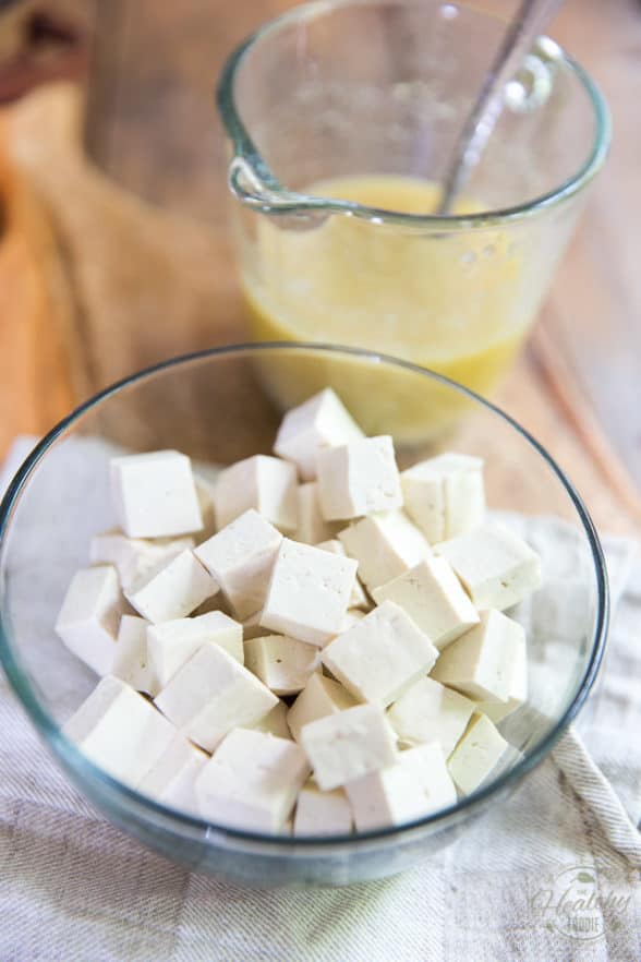 Easy Vegan Tofu Feta Cheese • The Healthy Foodie