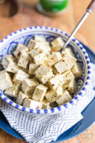 Easy Vegan Tofu Feta Cheese • The Healthy Foodie