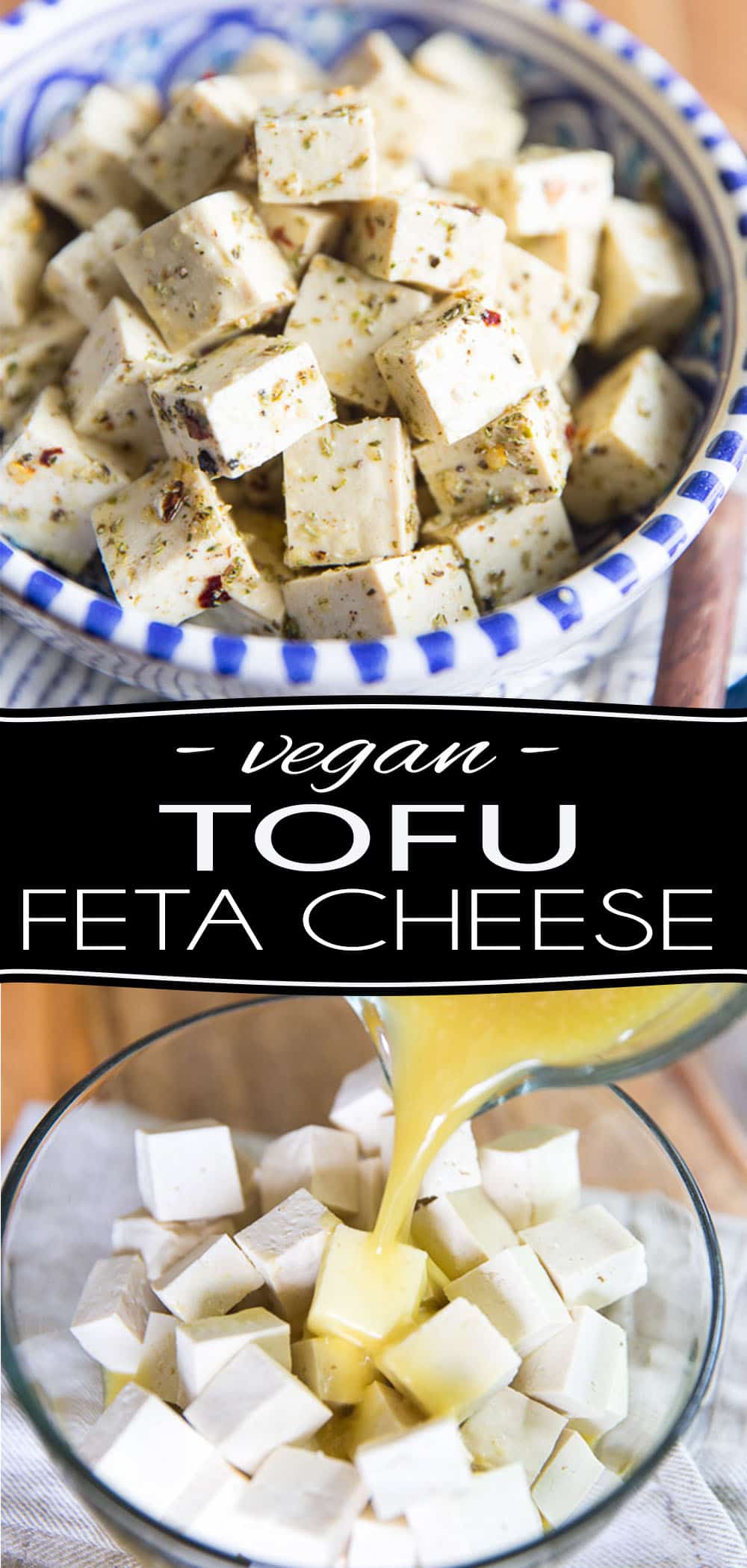 Easy Vegan Tofu Feta Cheese • The Healthy Foodie